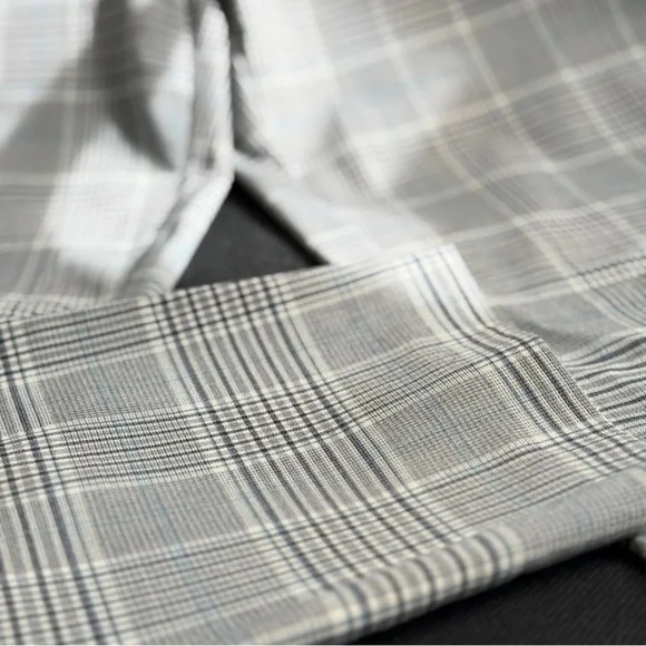 ZARA Plaid High-Waisted Trousers | Size M - Picture 6 of 9